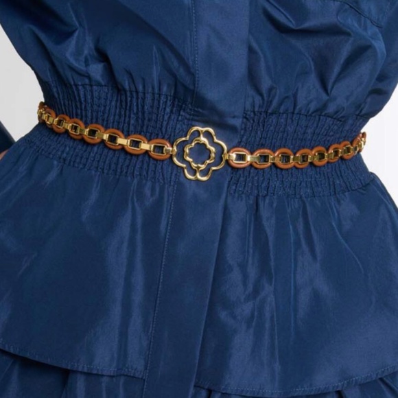 Maje Leather Belt with Links Size M - Picture 10 of 10